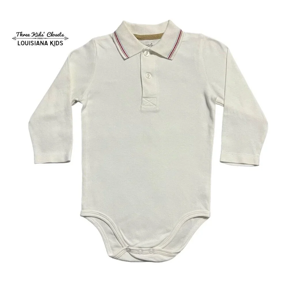 Kitestrings By Hartstrings 24m Long Sleeved Polo Shirt Bodysuit
